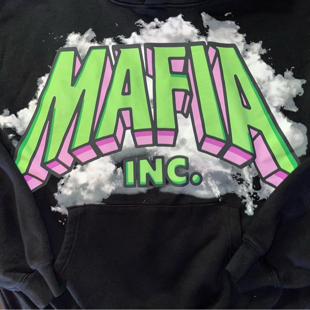 NWT Mafia × Streetwear Sold Out Airrack Mafia Inc. Graphic Pullover Size XL - Picture 3 of 8